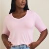 Tops * | Torrid Favorite Tunic Super Soft V-Neck Hi-Low Tee