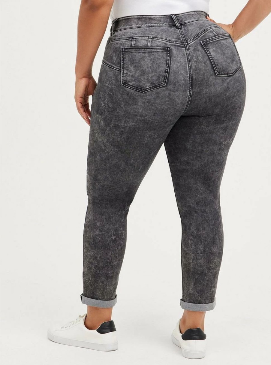 Jeans * | Torrid Bombshell Straight Premium Stretch High-Rise Jean