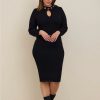 Dresses * | Torrid At The Knee Sweater Gromet Dress