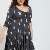 Dresses * | Torrid Disney Aristocats Skater Super Soft Dress