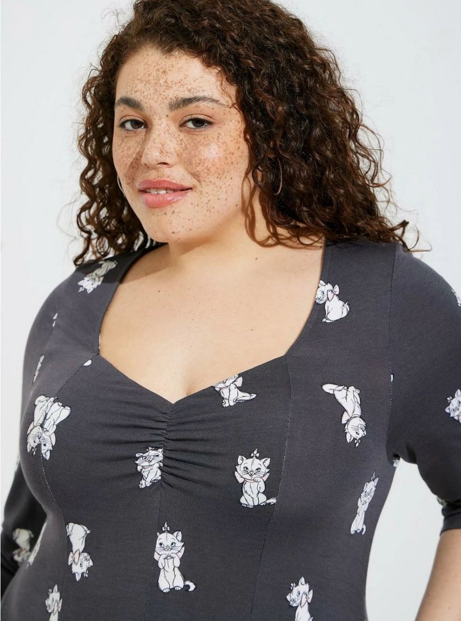 Dresses * | Torrid Disney Aristocats Skater Super Soft Dress