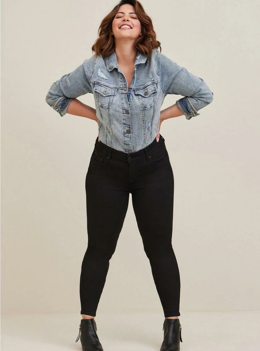 Jeans * | Torrid Bombshell Skinny Premium Stretch High-Rise Jean