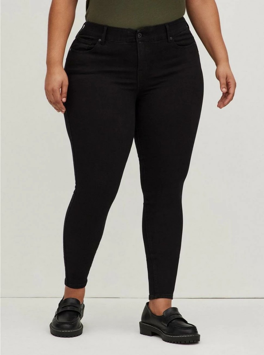 Jeans * | Torrid Bombshell Skinny Premium Stretch High-Rise Jean