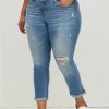 Jeans * | Torrid Boyfriend Straight Vintage Stretch Mid-Rise Jean