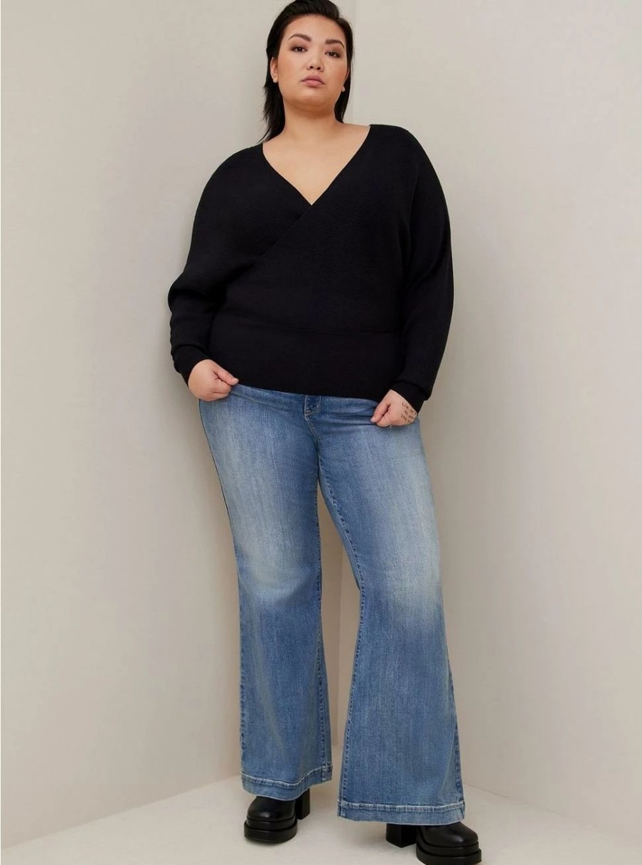 Jeans * | Torrid Sky High Flare Vintage Stretch High-Rise Jean (Tall)