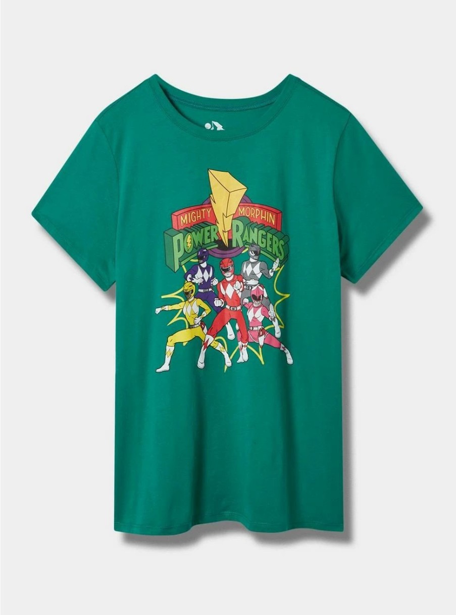 Tops * | Torrid Power Rangers Classic Fit Cotton Crew Tee