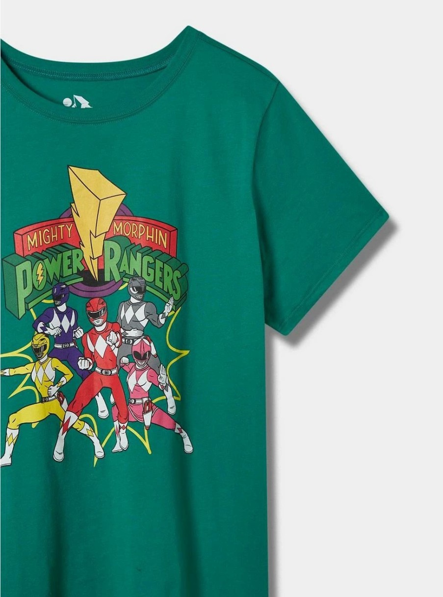 Tops * | Torrid Power Rangers Classic Fit Cotton Crew Tee