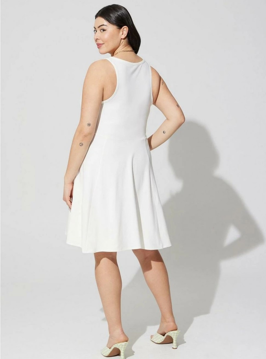 Dresses * | Torrid Mini Foxy Skater Dress