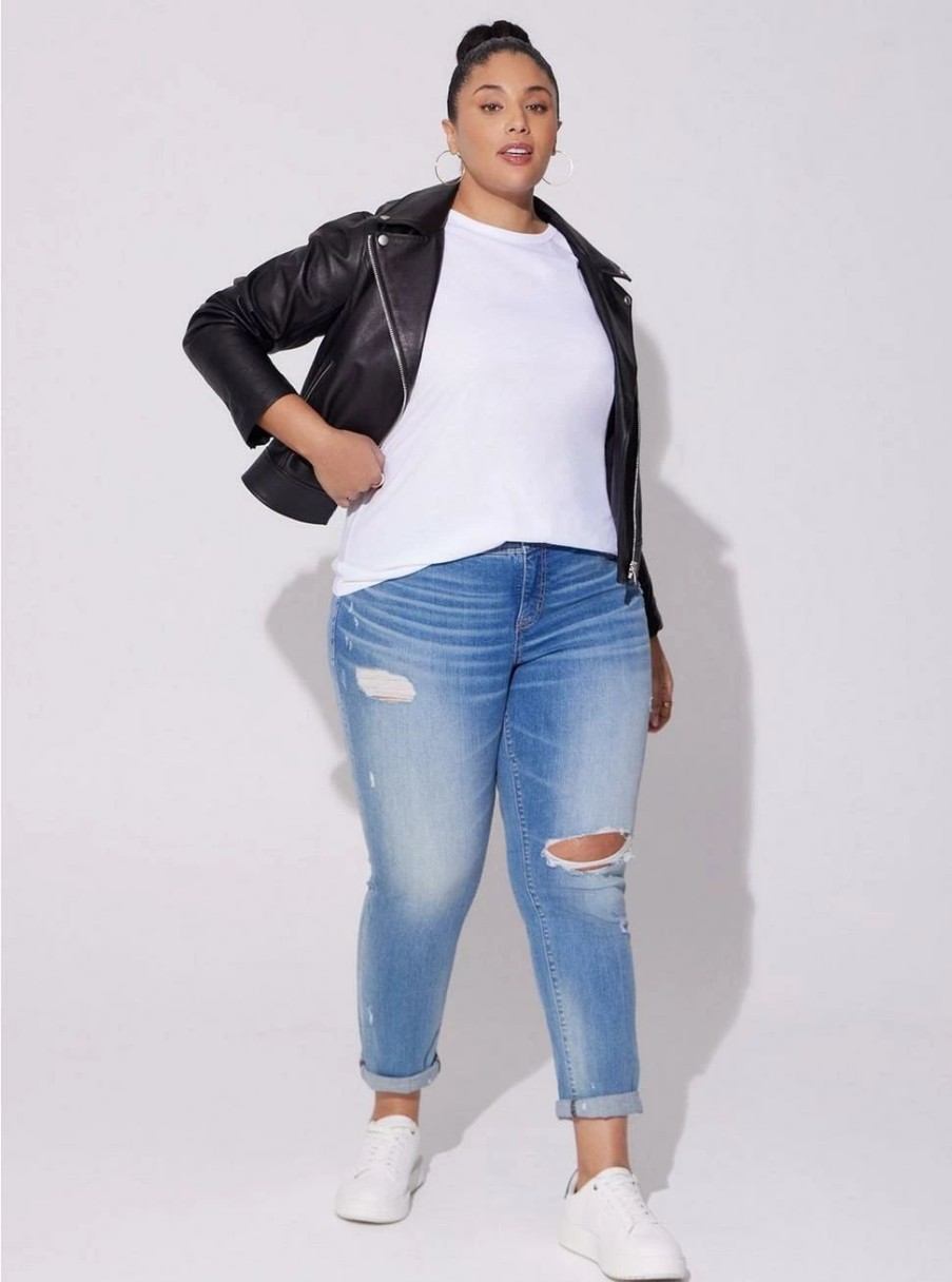 Tops * | Torrid Cotton Crew Neck Tee