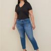 Jeans * | Torrid Perfect Boyfriend Ankle Vintage Stretch Mid-Rise Jean (Tall)