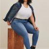 Jeans * | Torrid Bombshell Skinny Premium Stretch High-Rise Jean