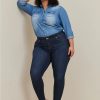 Jeans * | Torrid Bombshell Skinny Premium Stretch High-Rise Jean